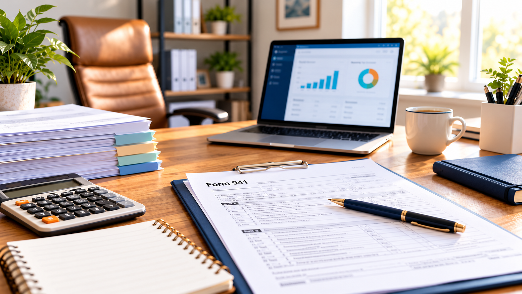 Form 941 for an S Corp With One Owner-Employee: 2026 Rules and a Worked Example